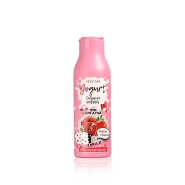 Крем-гель для душа Delicare Yogurt " Сладкий гранат " 400мл