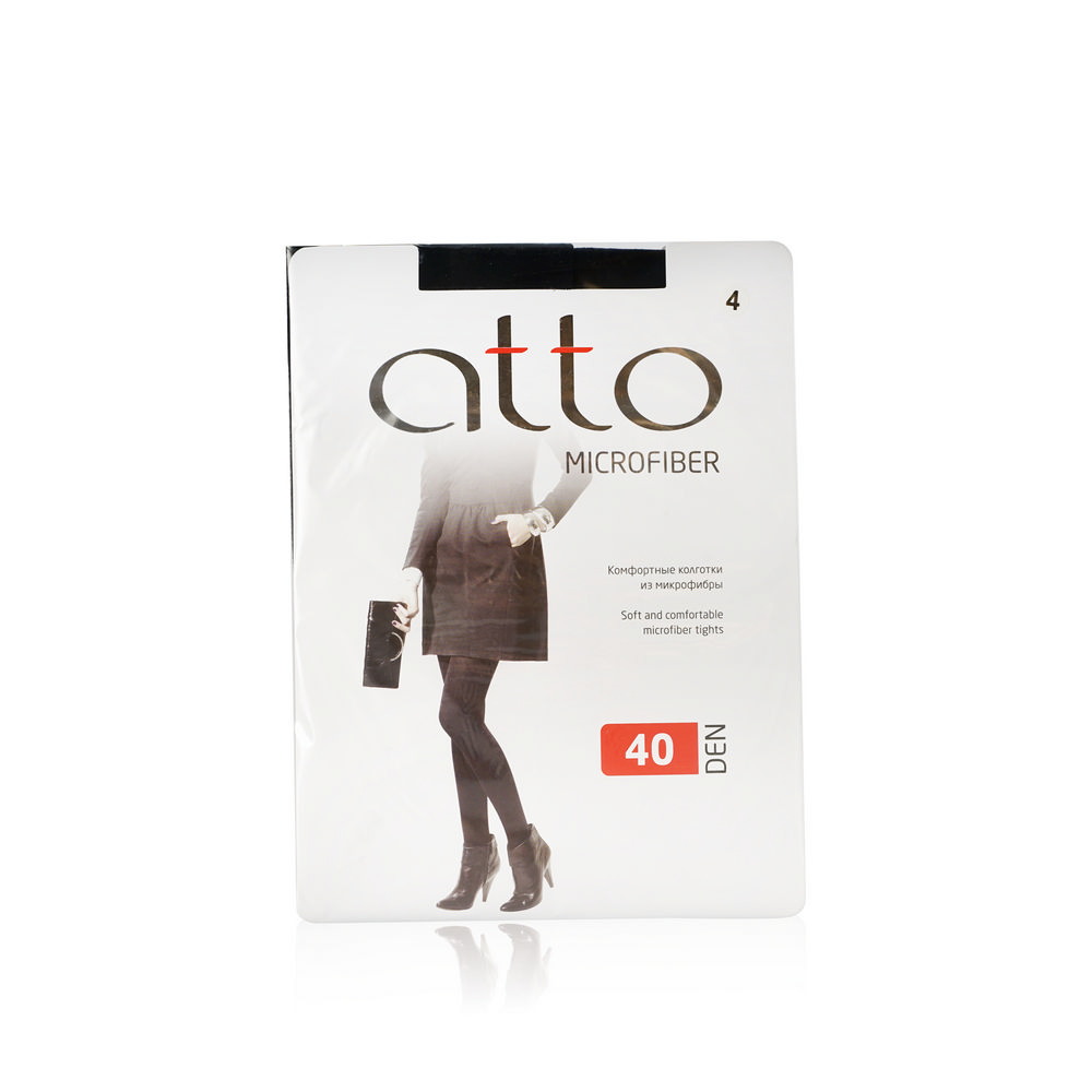 

Женские колготки Atto из микрофибры 40den черные 4 размер