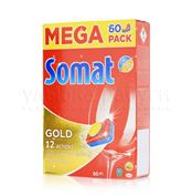 Таблетки Somat Gold для посудомоечных машин 60шт
