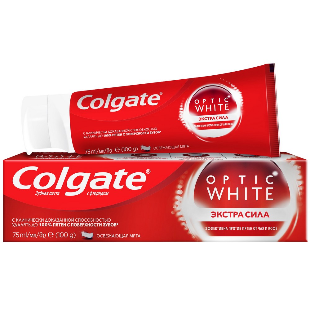 

Зубная паста Colgate Optic White " Экстра Сила " 75мл