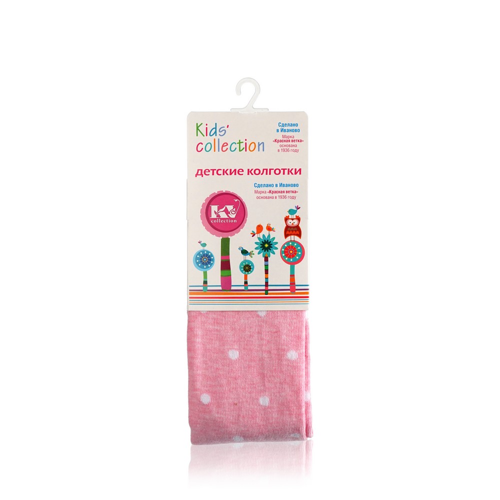

Детские колготки Красная ветка Kids Collection с-1814 " В горошек " Розовый р.92-98