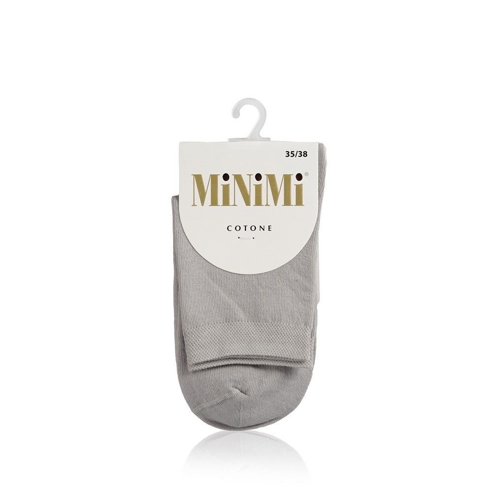 

Женские носки Minimi Cotone трикотажные , 1202 , Grigio Chiaro однотонные , р.35-38