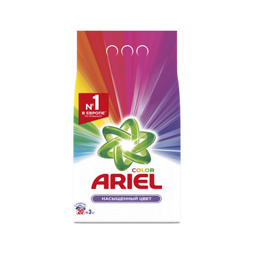 Порошок для стирки Ariel Чистота Deluxe " Color & Style " автомат 3кг