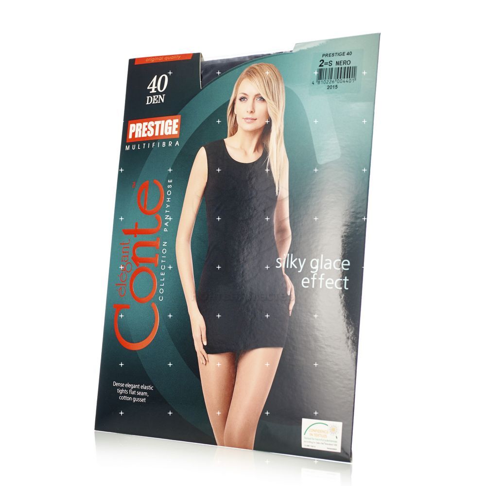 

Женские колготки Conte Prestige 40den Nero 2 размер