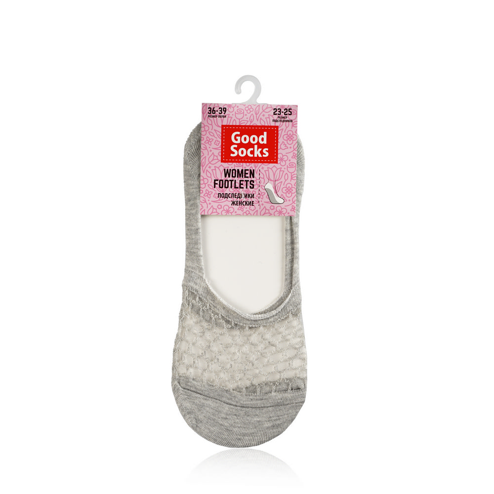 

Подследники Good Socks трикотажные , с рисунком , SS19/7-3 , серые