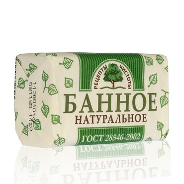 Мыло туалетное Рецепты Чистоты " банное " 180г