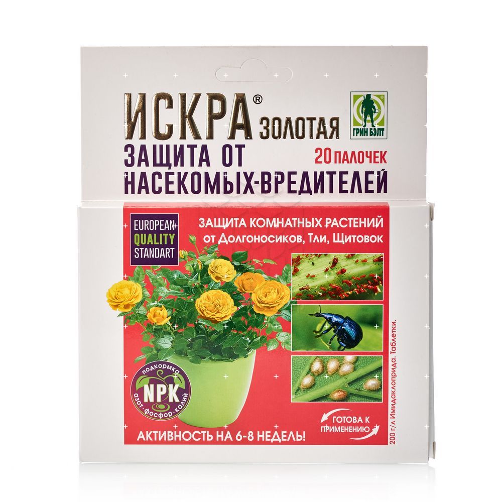 

Палочки для растений Техноэкспорт от насекомых-вредителей " Искра " 20шт