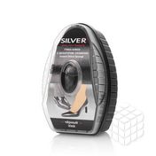 Губка - блеск Silver для обуви из гладкой кожи , черный 6мл