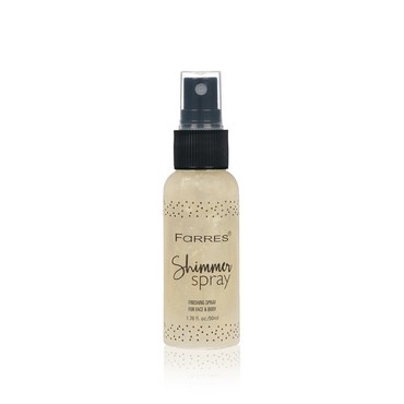Мерцающий жидкий хайлайтер - спрей Farres Shimmer spray Бежевый 50мл