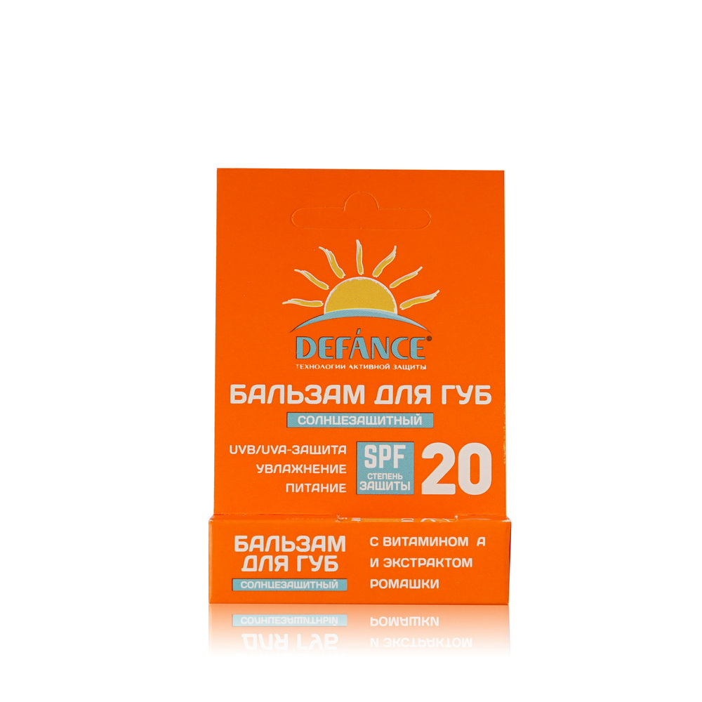 

Солнцезащитный бальзам для губ Defance SPF 20 4,6г