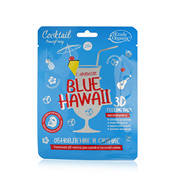 Тканевая 3D - маска для сухой и тусклой кожи лица Etude organix Coctail BeautyParty " Blue Hawaii " Обновление и сияние 23г