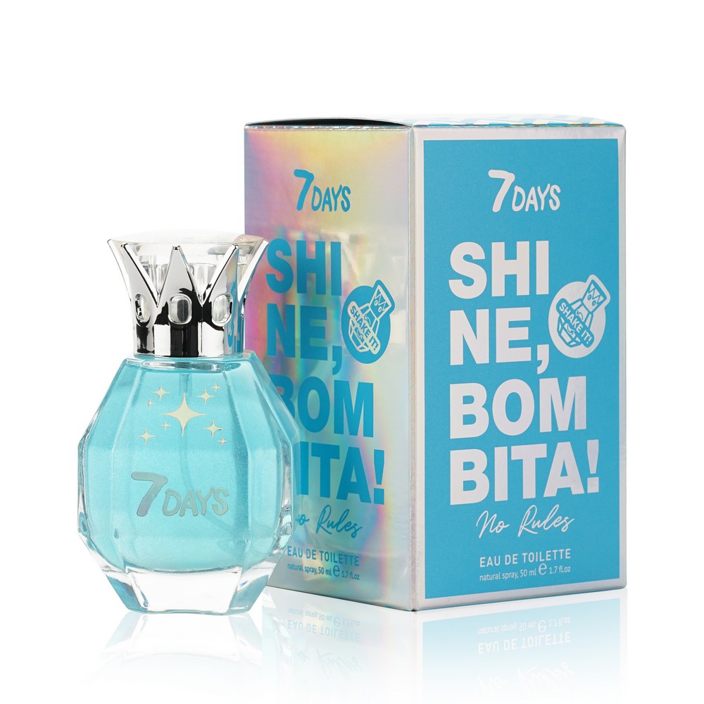 

Женская туалетная вода 7 days Shine, Bombita! " No rules " 50мл