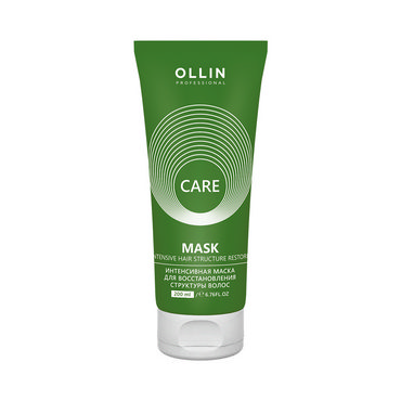 Интенсивная маска Ollin Professional Care для восстановления структуры волос 200мл