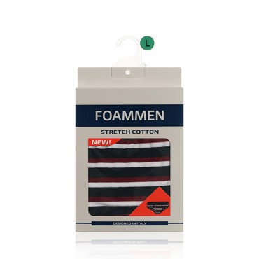 Мужские трусы Foammen Fo210002-1 , Широкая бордовая полоска , L