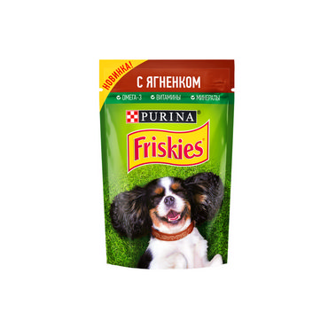 Влажный корм для собак Friskies с ягненком 85г