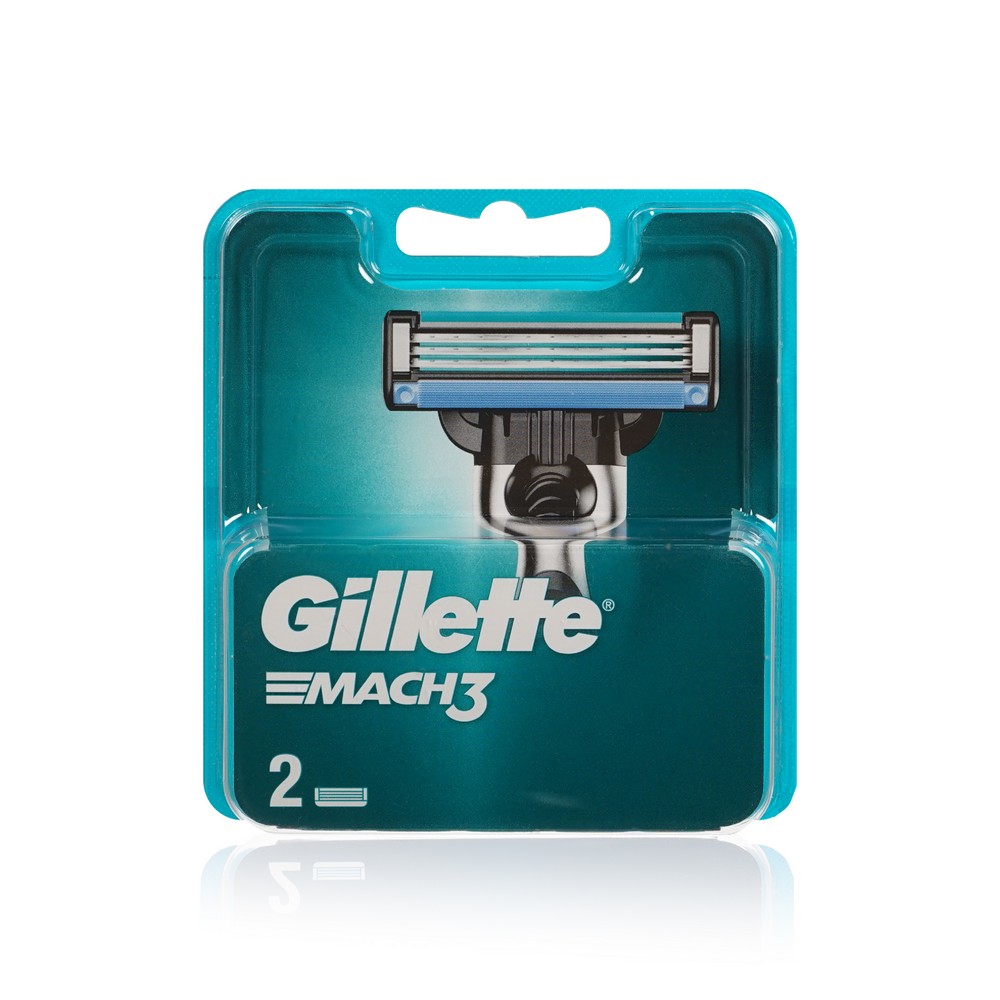 цена Кассеты для станка Gillette Mach 3 сменные 2шт