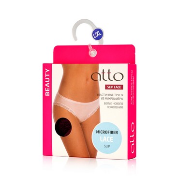 Женские трусы Atto Lace slip Винный , L/XL