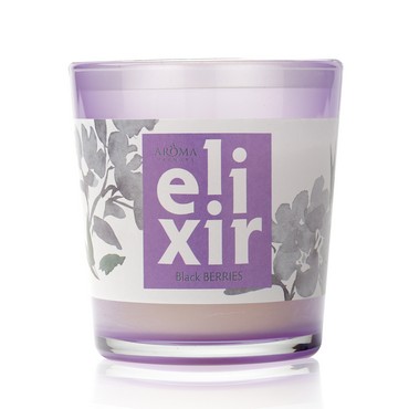 Свеча ароматическая Aroma Harmony Elixir " Black berries " 140г
