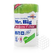 Бумажные полотенца Мягкий знак Mr.Big 2х-слойные