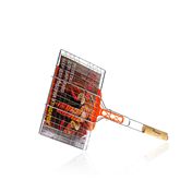 Решетка Paprika хромированная для барбекю , с деревянной ручкой 57*30*20см