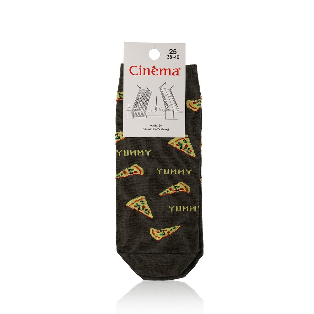 

Женские носки Opium Cinema " Пицца " Хаки , р.25