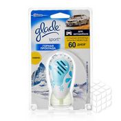 Освежитель воздуха Glade Sport для автомобиля " Горная прохлада " 7мл