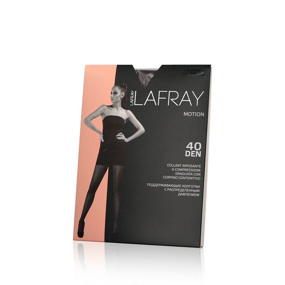 

Женские колготки La Fray Motion поддерживающие с распределением давления 40den Platino 3 размер