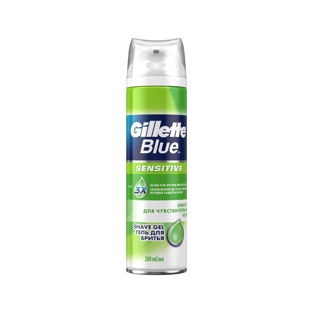 

Гель для бритья Gillette Blue Sensitive для чувствительной кожи 200мл