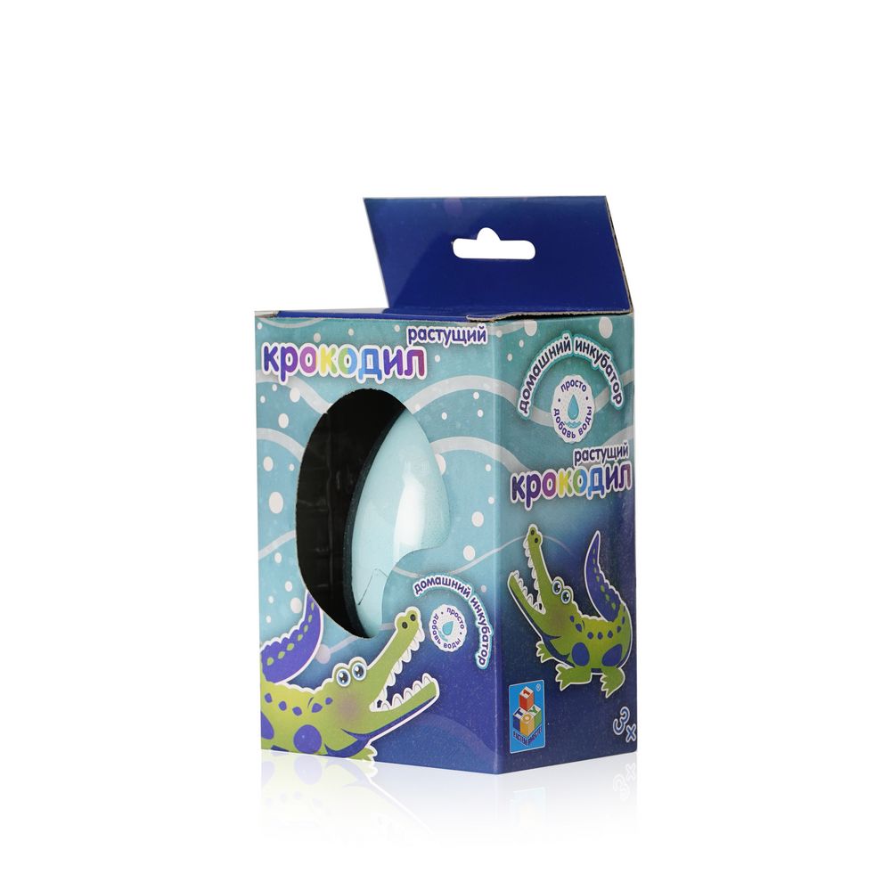 

Лизун 1 Toy " Домашний инкубатор " яйцо с растущим крокодилом