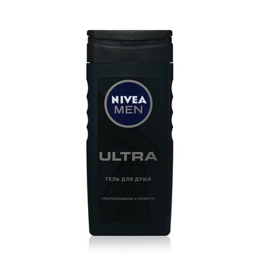 Гель для душа Nivea Men " Ultra " ультра очищение и свежесть 250мл