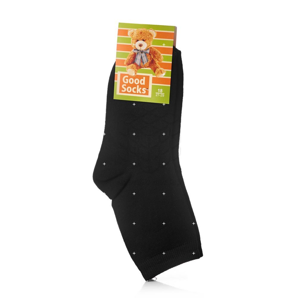 Трикотажные носки Good Socks детские , черные р.18