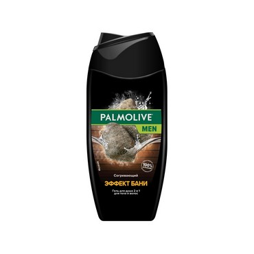 Мужской гель для душа Palmolive Men 2 в 1 " Эффект Бани " согревающий 250мл