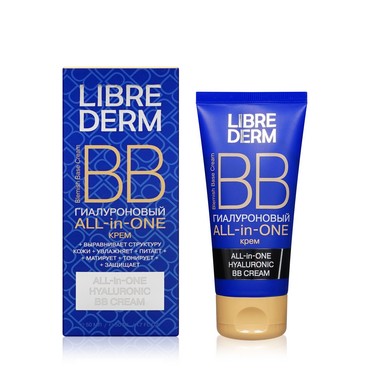 Гиалуроновый BB крем для лица Librederm All-in-One 50мл