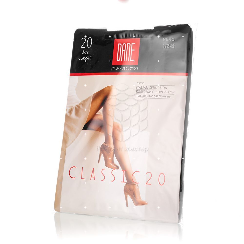 

Женские колготки DANE Classic 20den черные 1/2 размер