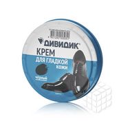 Крем для обуви Дивидик для гладкой кожи , черный 50мл