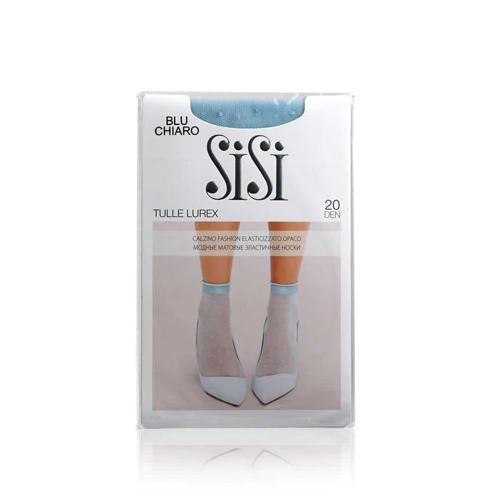 

Женские капроновые носки Sisi Tulle Lurex 20den Blu