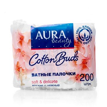 Ватные палочки Aura 200шт