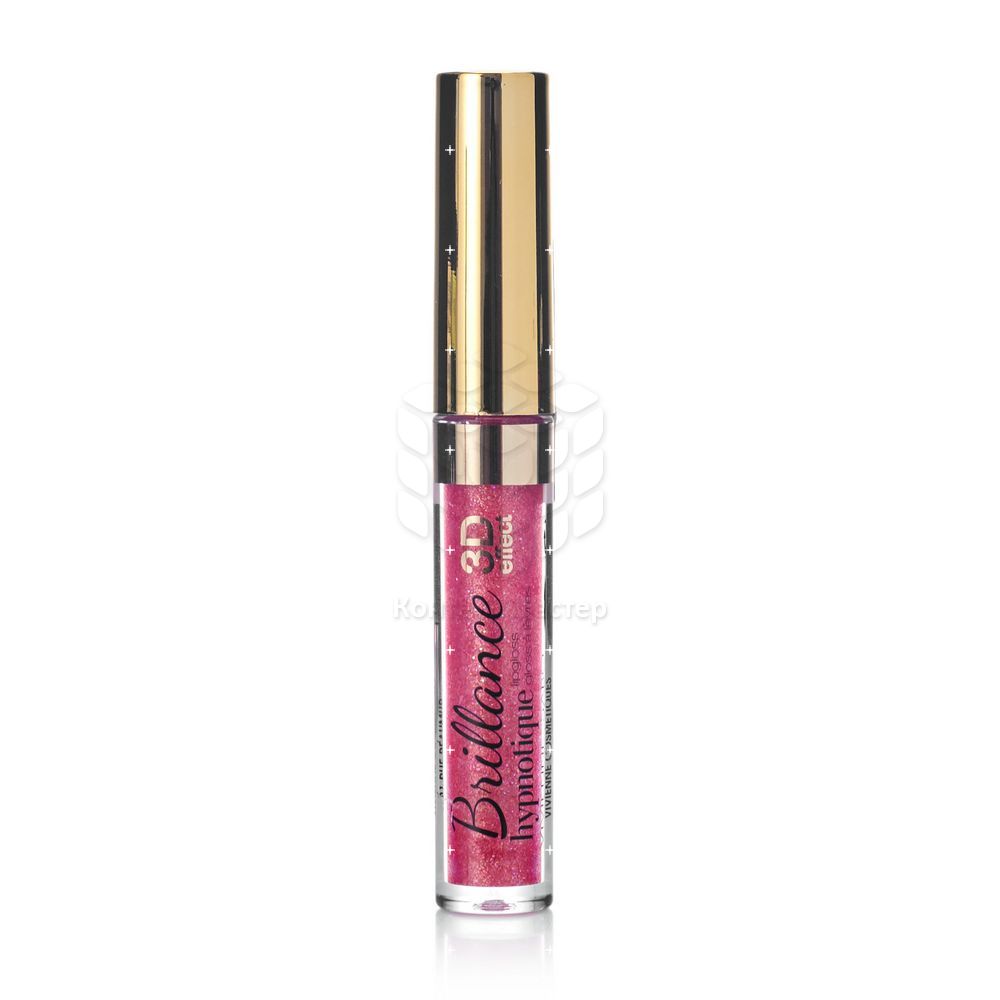

Блеск для губ Vivienne Sabo Brillance Hypnotique с эффектом 3D 44 Ягодный с разноцветным глитером 3мл