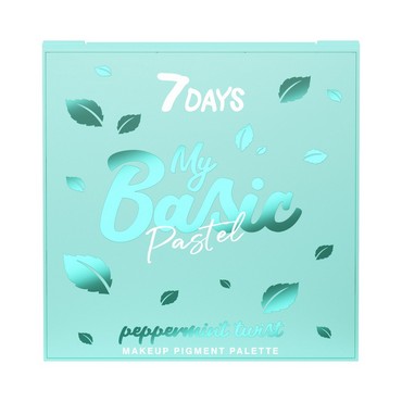 Палетка теней для век 7 days My Basic Pastel 102 Peppermint Twist 9г