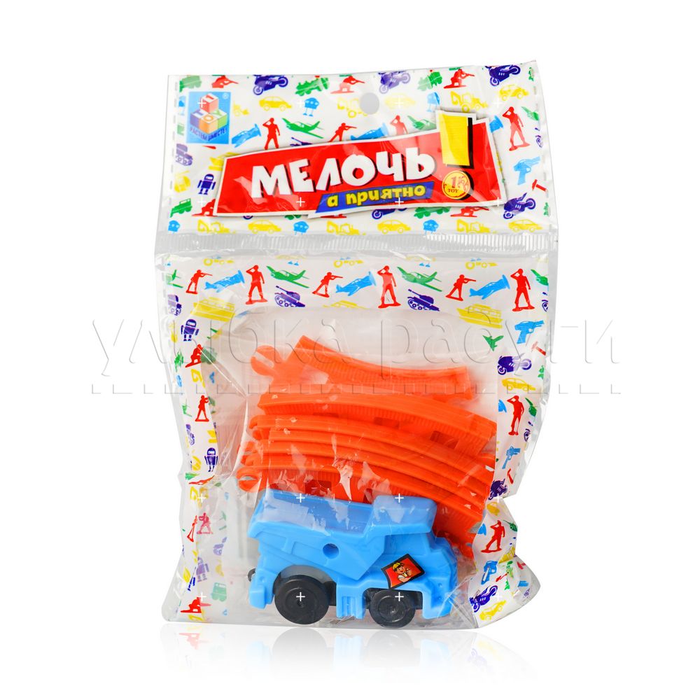 

Машинка заводная 1 Toy Мелочь, а приятно с мини-треком