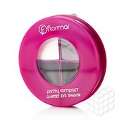Тени для век Flormar PRETTY COMPACT QUARTET P046 Smokey eyes