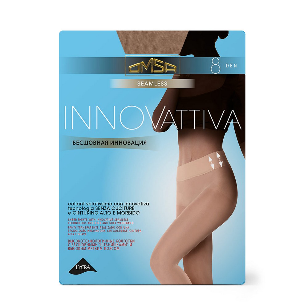 

Женские колготки Omsa Innovativa 8den Beige naturel 3 размер