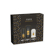 Мужской Подарочный набор Axe Signature Gold ( гель для душа - шампунь 2 в 1 " Гладкое очищение " 250мл + спрей - парфюм для тела 100мл + дезодорант - антиперспирант " Защита от пятен " 50мл )