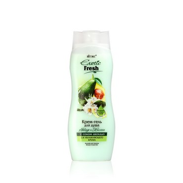 Крем - гель для душа Витэкс Exotic fresh " авокадо и жасмин " 515мл