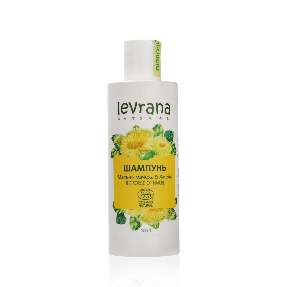 

Шампунь для волос Levrana Natural Origin " мать-и-мачеха и хмель " 250мл