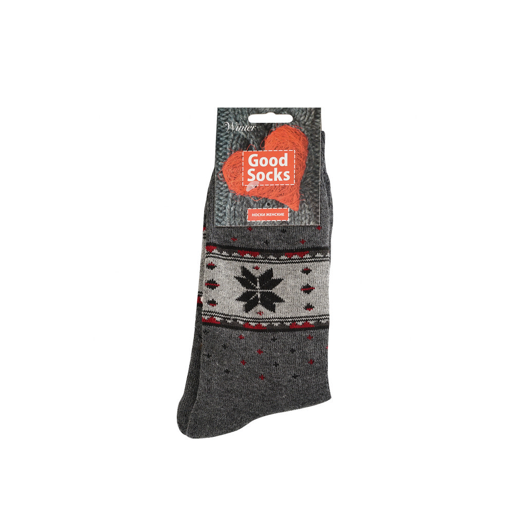 

Женские махровые носки Good Socks " Снежинка " 1 пара