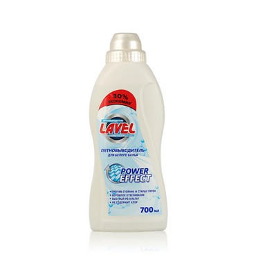 Пятновыводитель Lavel для белого белья " Power effect " 700мл