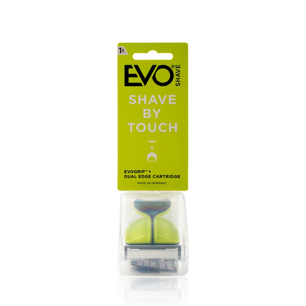 

Станок для бритья EvoShave Shave by Touch Лайм + сменная кассета 1шт