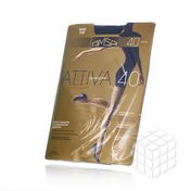 Женские колготки Omsa Attiva 40den Nero 3 размер