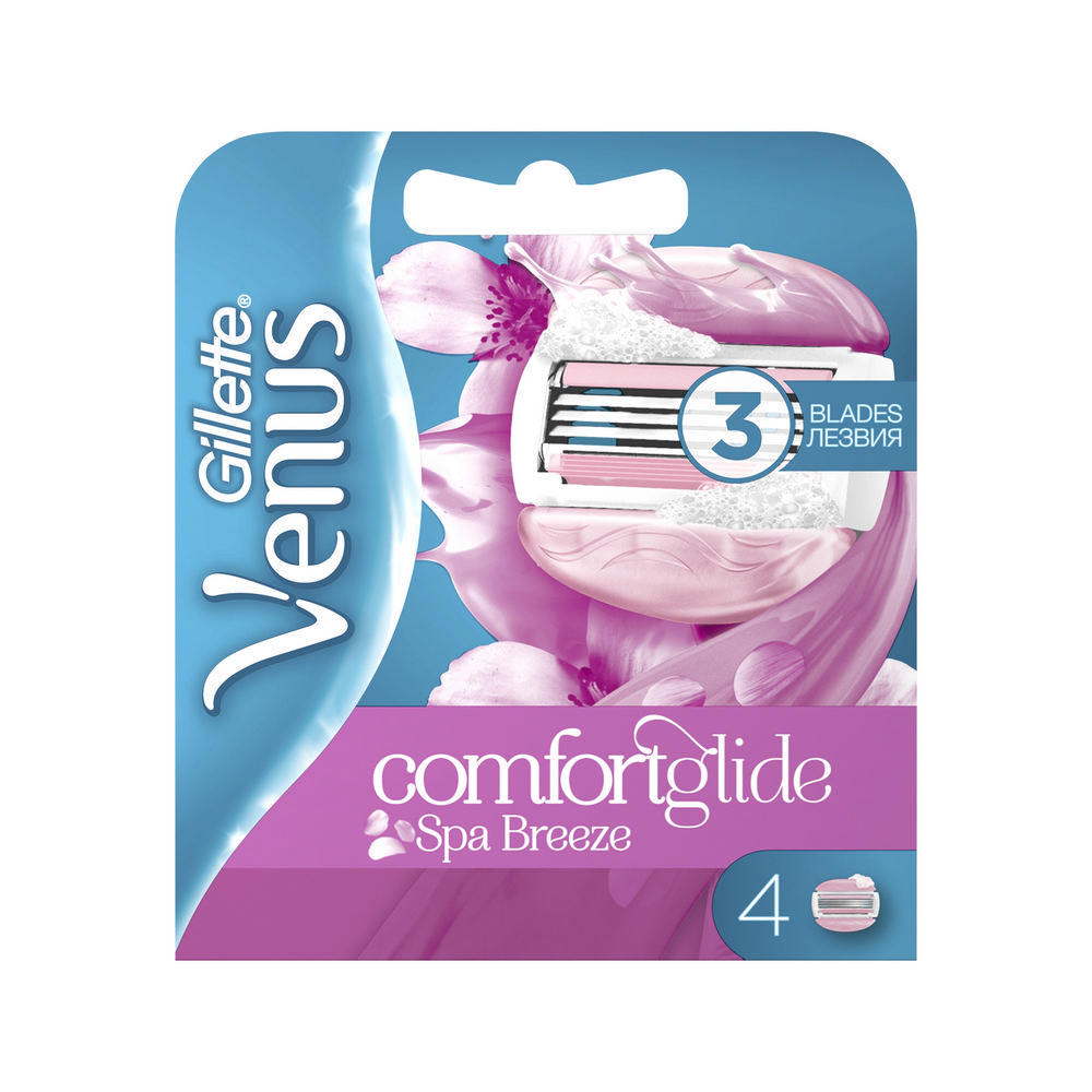 

Кассеты для станка Venus Breeze сменные 4шт